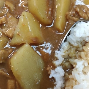 トマトジュースでカレー